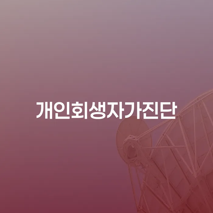 서울특별시 개인회생 자격 빚 합법적인 빠른방법 어떤걸