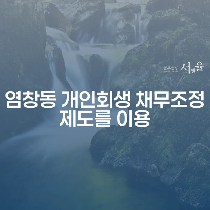 염창동 개인회생 채무조정제도를 이용