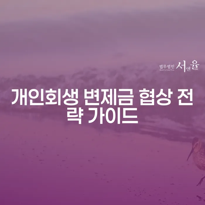 개인회생 변제금 협상 전략 가이드: 채무 해결의 첫걸음이 될 수 있을까요?
